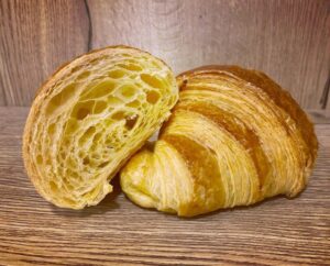 Croissant pur beurre des boulangeries Riclin, sur Mulhouse, Rixheim et Hombourg